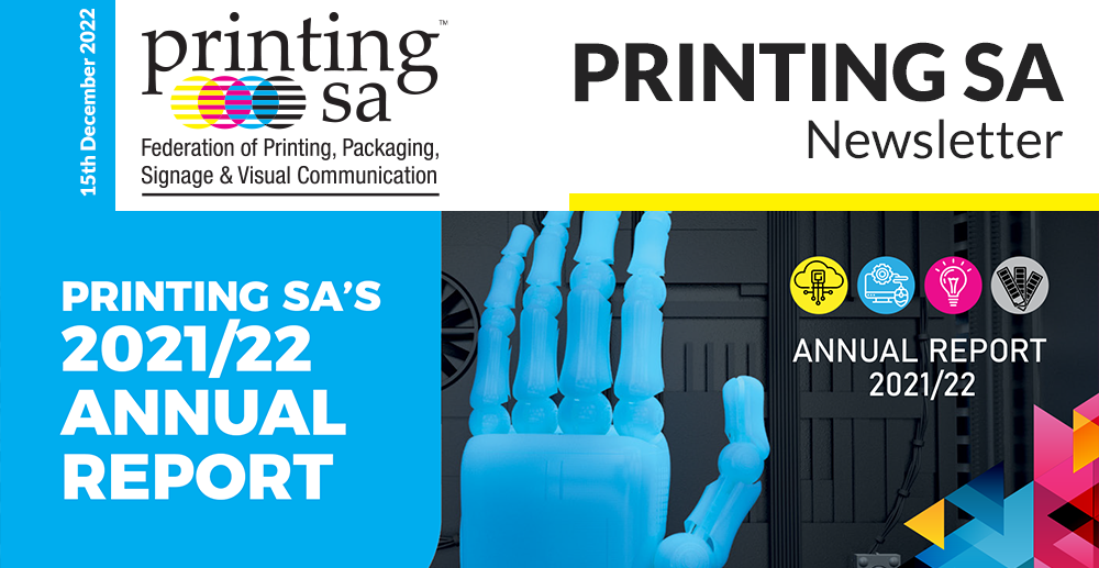 Printing SA's Annual Report, FTASO Flexo Print Excellence Awards, and WIN!