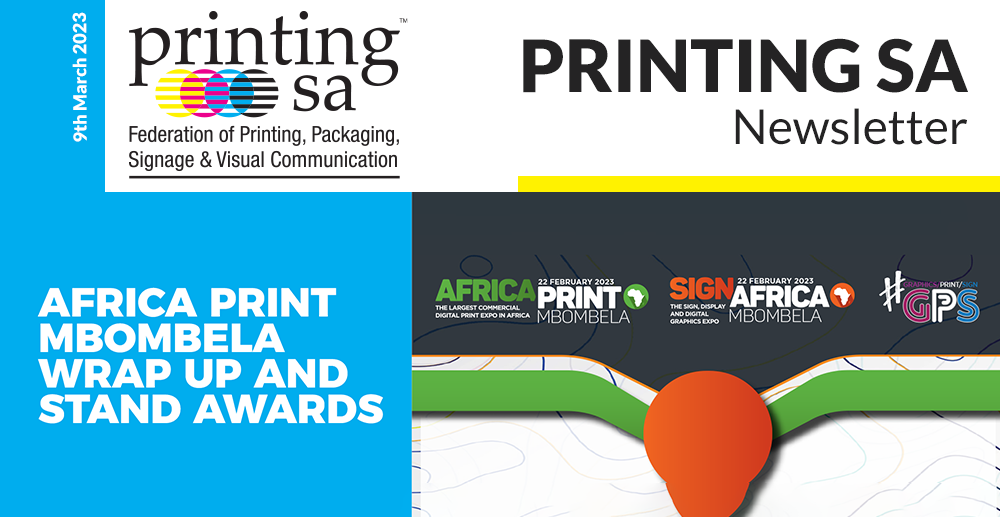 Africa Print Mbombela Wrap Up and Stand Awards