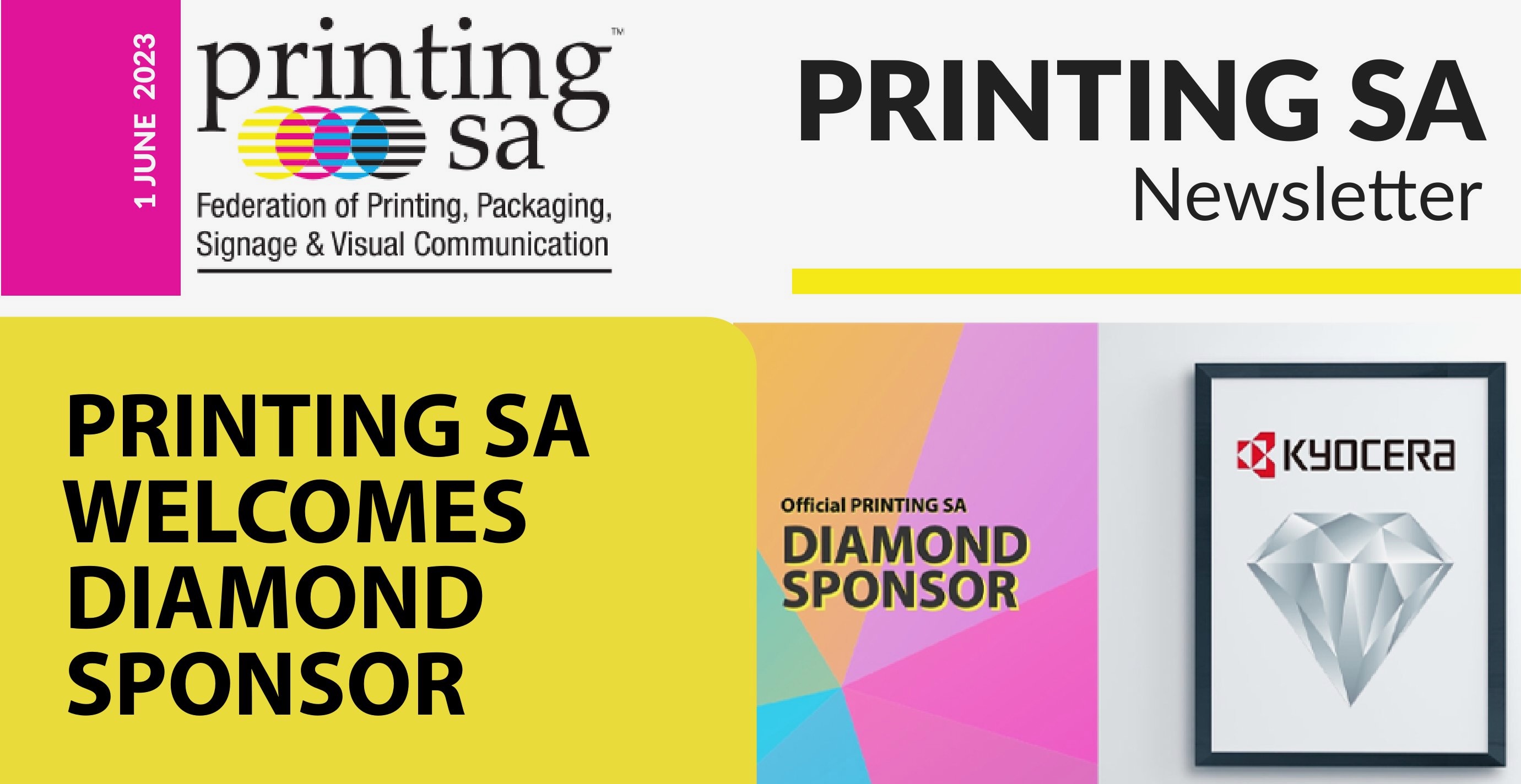 Printing SA Welcomes Diamond Sponsor