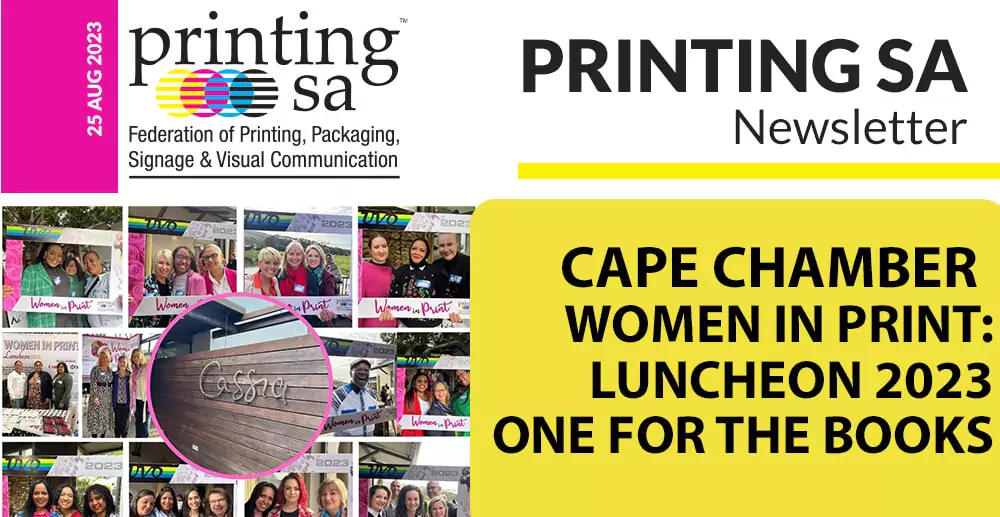 Cape Chamber’s Women In Print Luncheon: One for the books