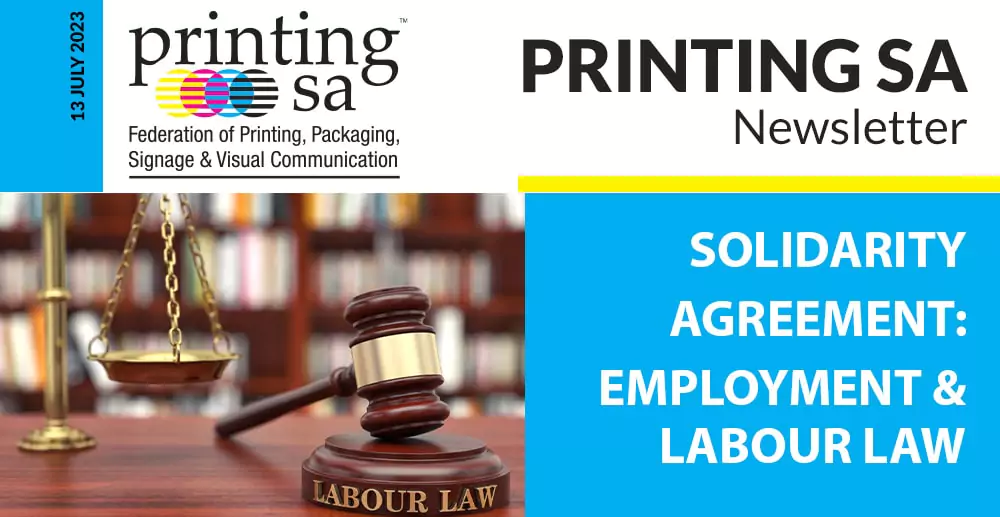 Solidarity Agreement: Employment and Labour law